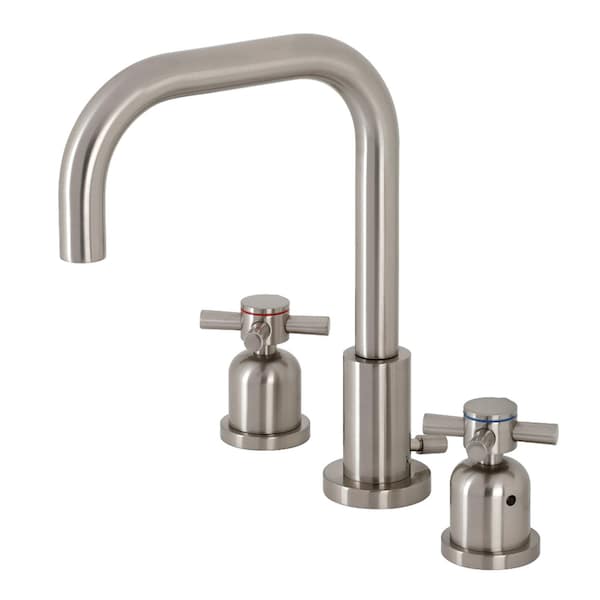 FSC8938DX Concord Widespread Bathroom Faucet W/ Brass Pop-Up, Nickel